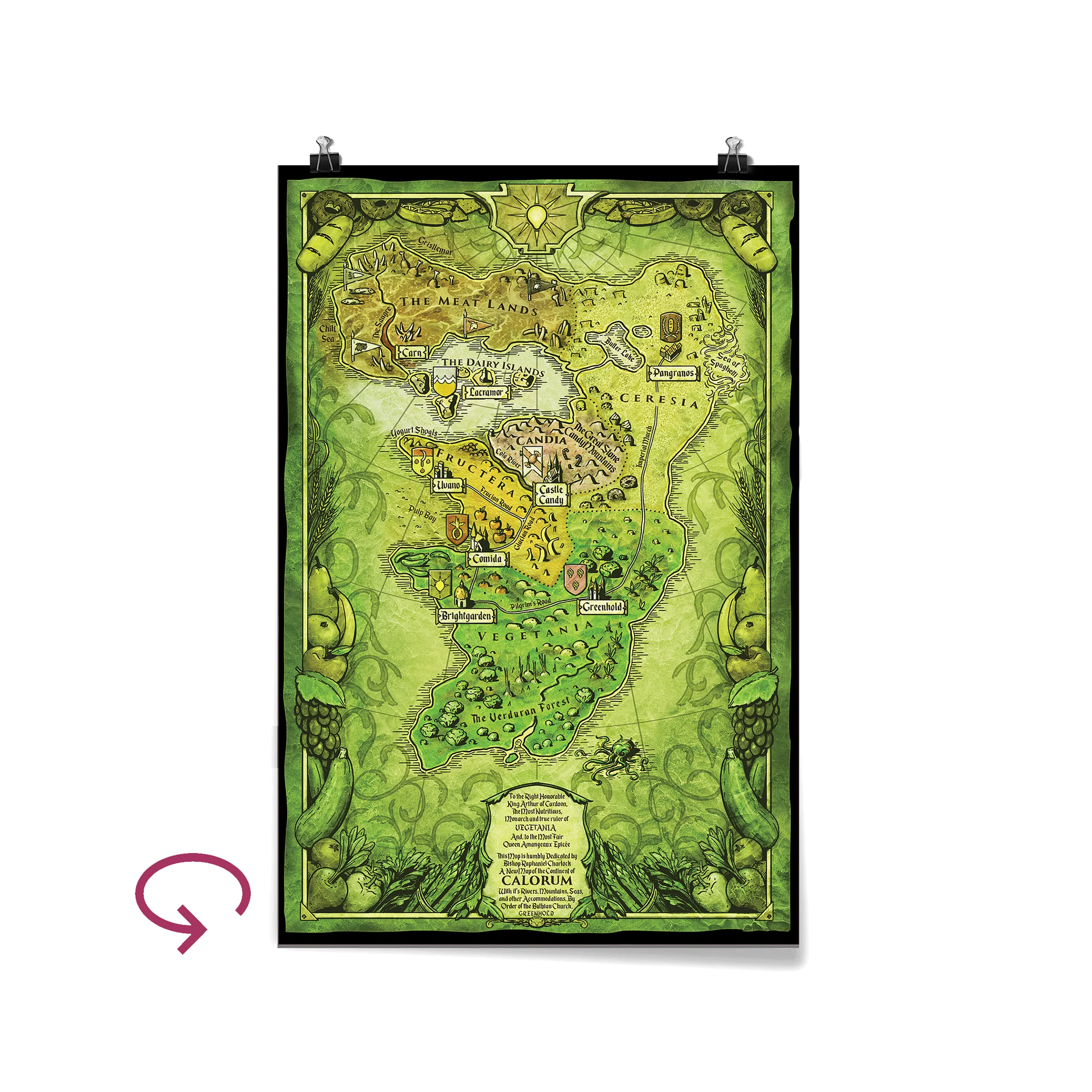 Dimension 20: The Ravening War Calorum Map - Image 3